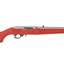 Ruger 10/22 Takedown 22 LR Autoloading Rifle with Red Stock and Stainless Barrel