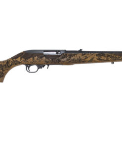 Ruger 10/22 22LR Rimfire Rifle with Mule Deer Carved Altamont Walnut Stock (TALO Exclusive)